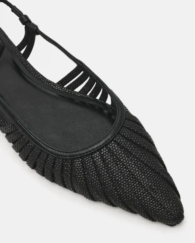 Alandria Black Raffia