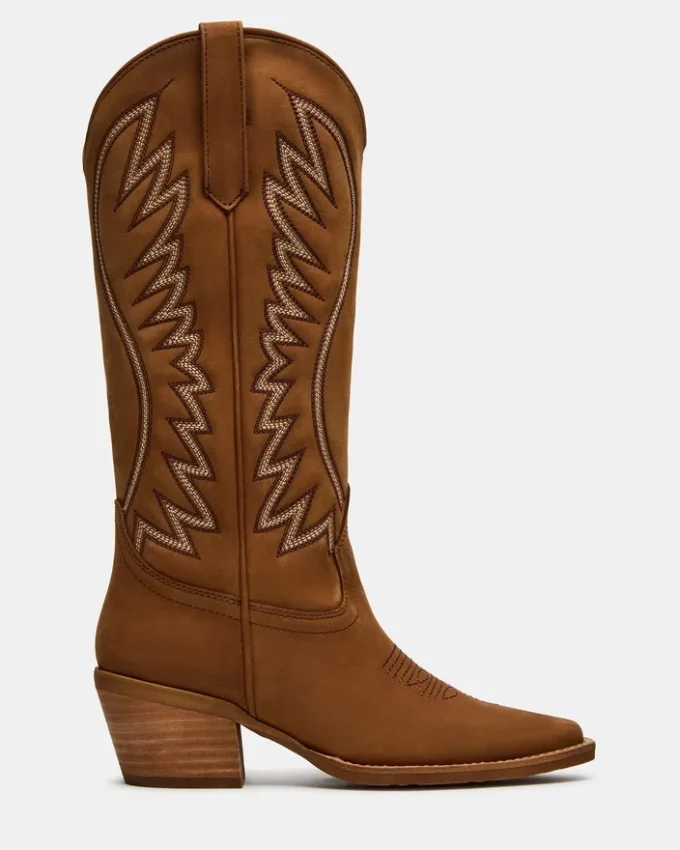 Albany Stitch en daim cognac Albany Stitch en daim cognac