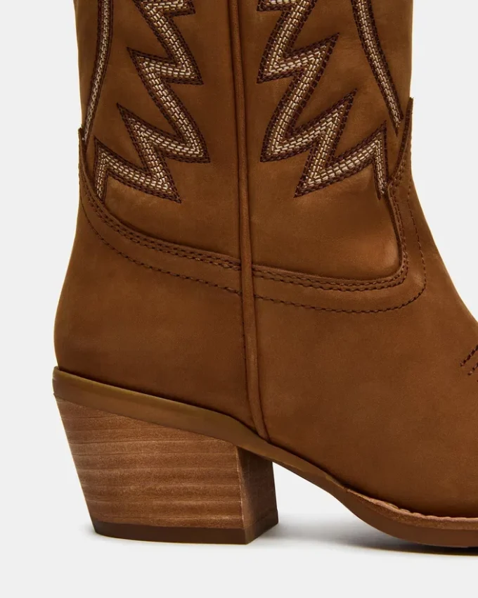 Albany Stitch en daim cognac Albany Stitch en daim cognac