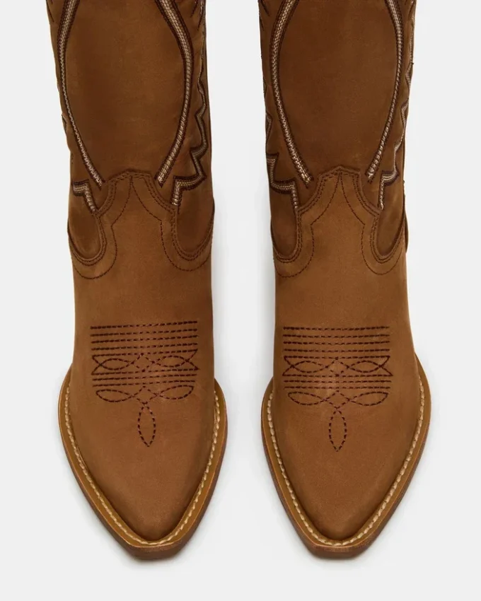 Albany Stitch en daim cognac Albany Stitch en daim cognac