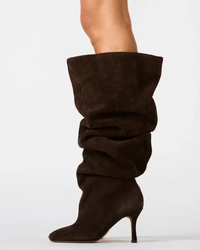 Allison en daim marron