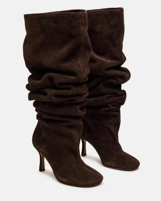 Allison en daim marron