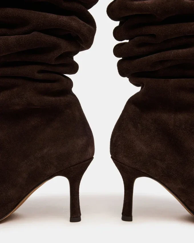 Allison en daim marron