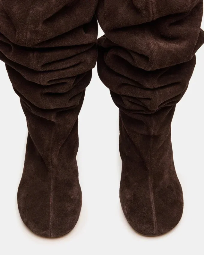 Allison en daim marron