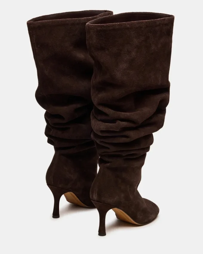 Allison en daim marron