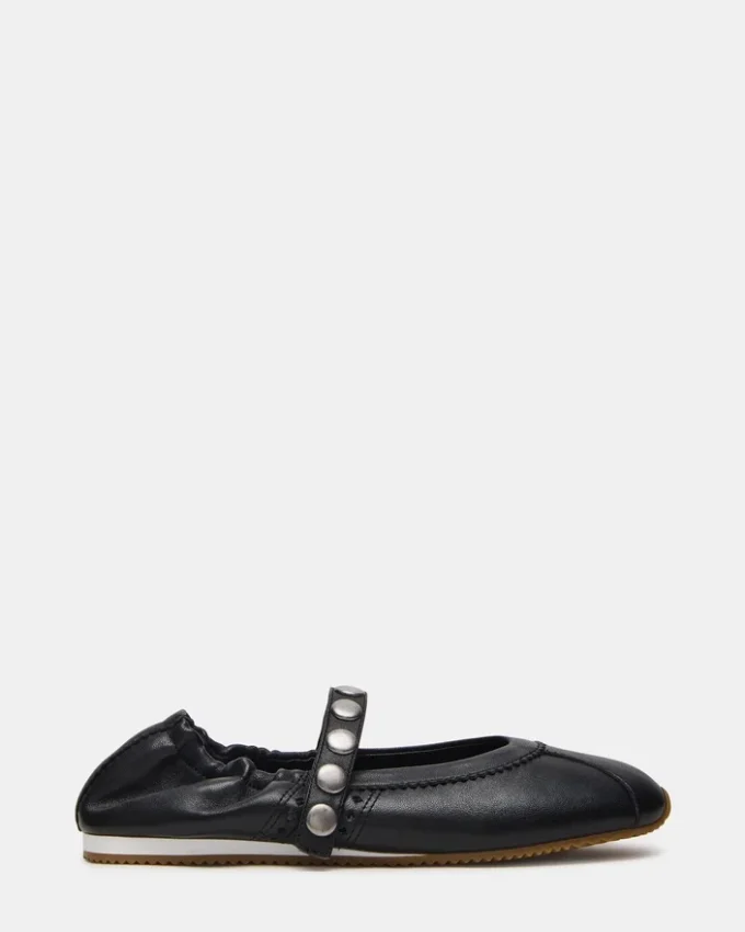 Anaya en cuir noir clouté Anaya en cuir noir clouté
