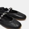 Anaya en cuir noir clouté Anaya en cuir noir clouté