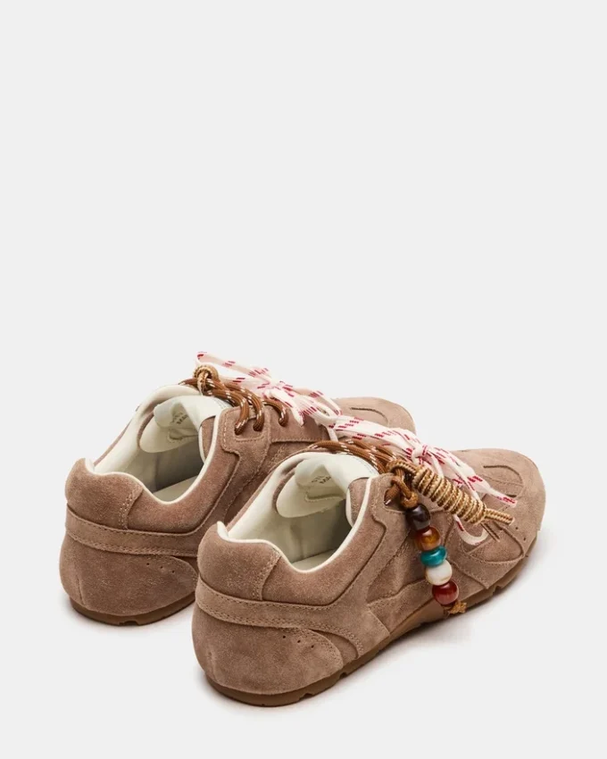 Aziel Charm en daim taupe