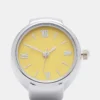 Bague-montre jaune