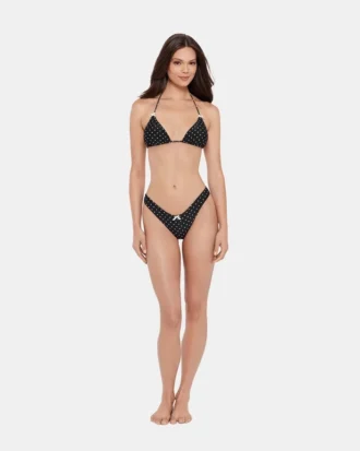 Bas de bikini Darling Dot noir multicolore