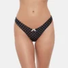 Bas de bikini Darling Dot noir multicolore