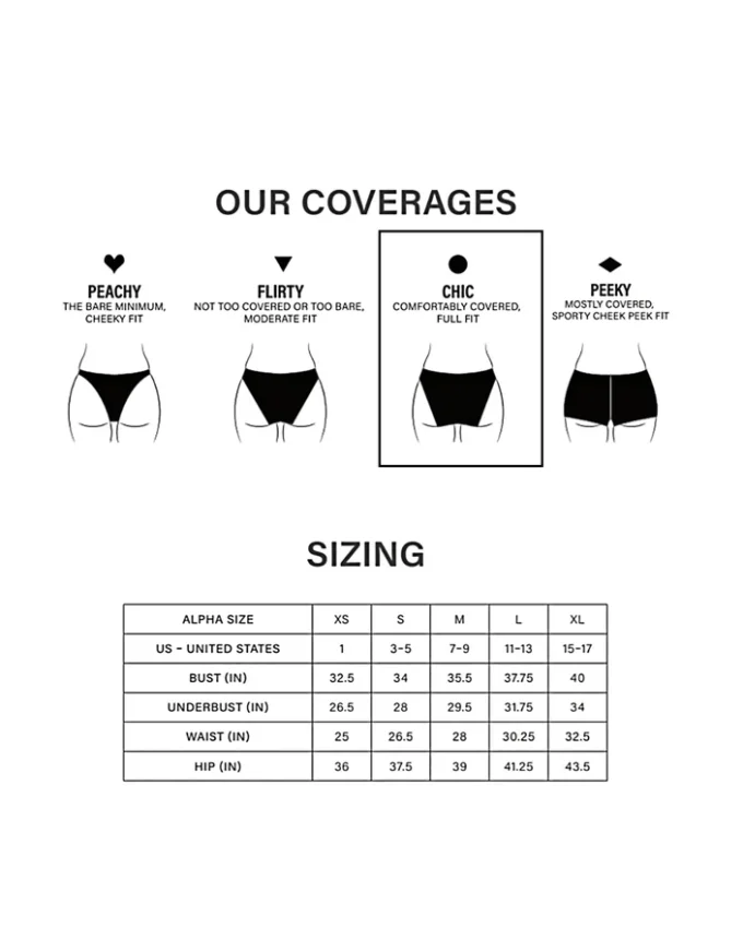 Bas de bikini Sleek ‘N Chic noir Bas de bikini Sleek ‘N Chic noir