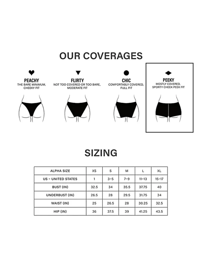 Bas de bikini What a Stud noir