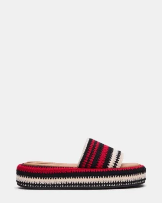 Beachy Woven Rouge Multicolore
