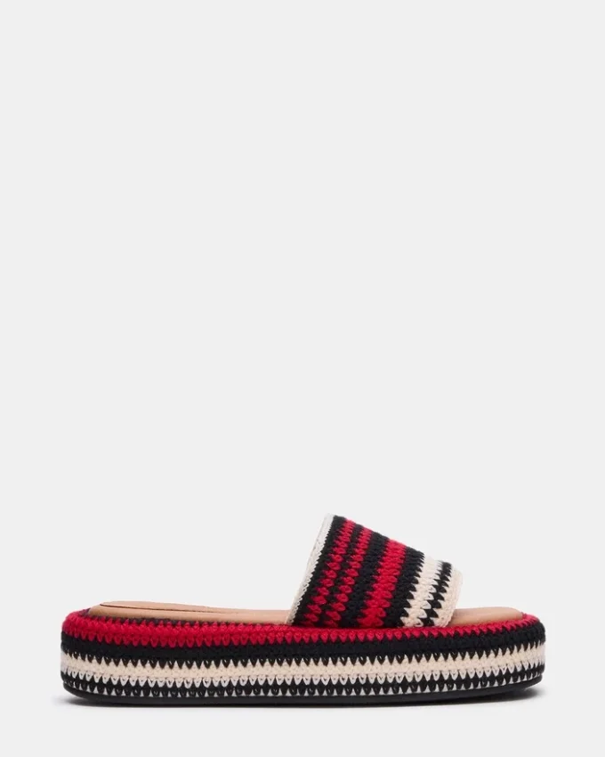 Beachy Woven Rouge Multicolore