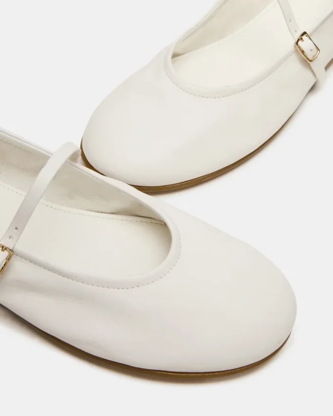 Besette en cuir Bone