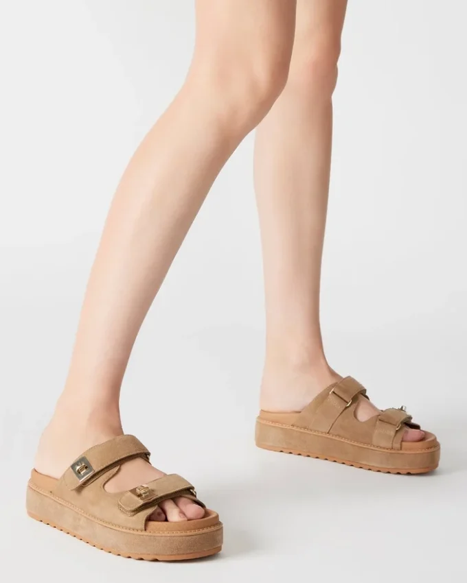 Bigschmona en daim taupe