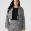Blazer court Rupi noir/blanc