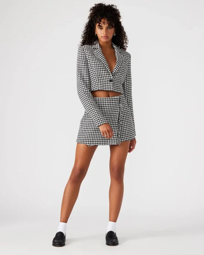 Blazer court Rupi noir/blanc