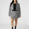 Blazer court Rupi noir/blanc