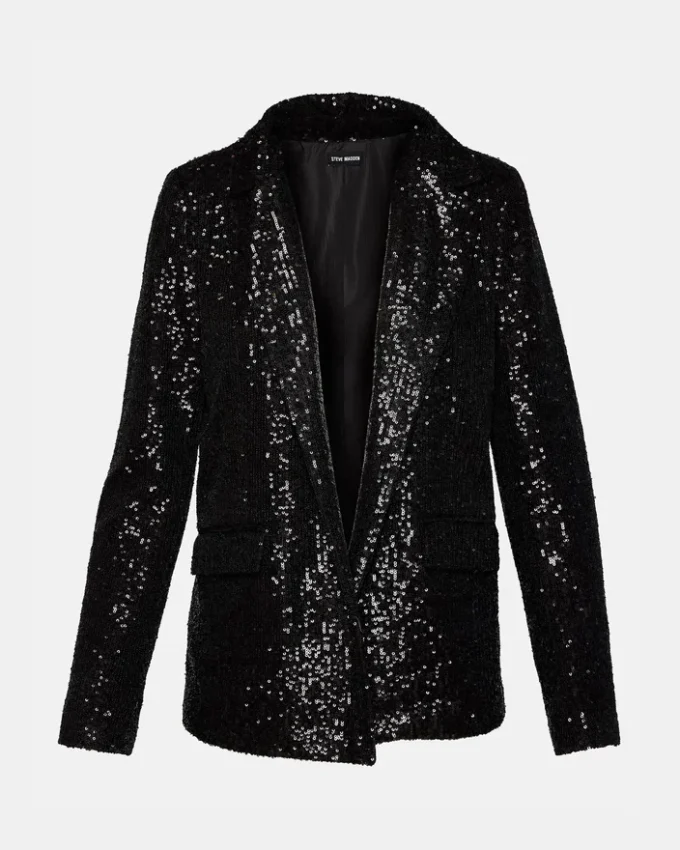 Blazer à paillettes Payton Noir