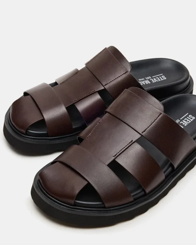 Blazet en cuir marron