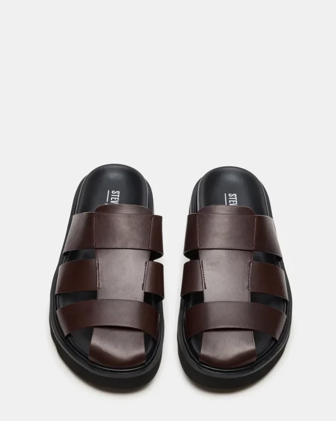 Blazet en cuir marron