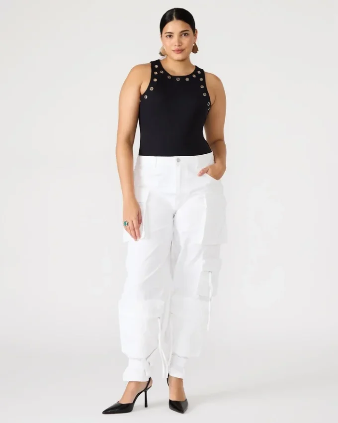 Body Nico à œillets noir Body Nico à œillets noir