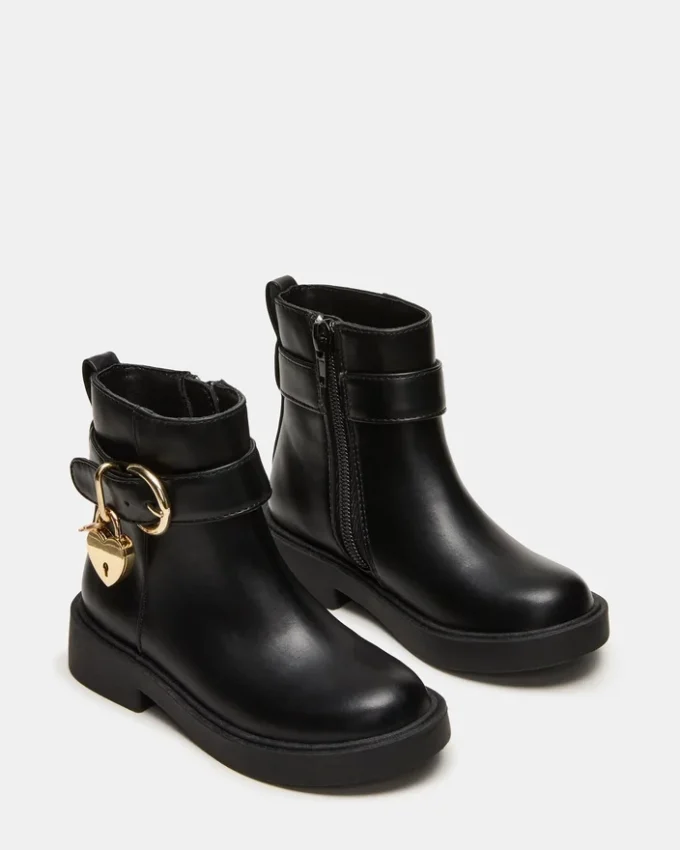 Bottines Locket noires pour tout-petits