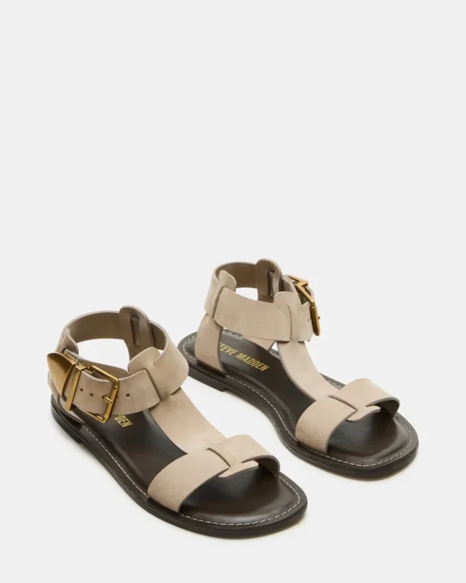 Brazinn en nubuck taupe