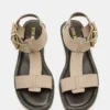 Brazinn en nubuck taupe