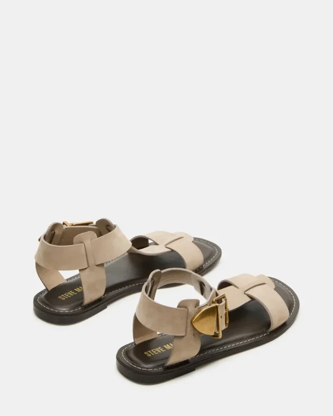 Brazinn en nubuck taupe