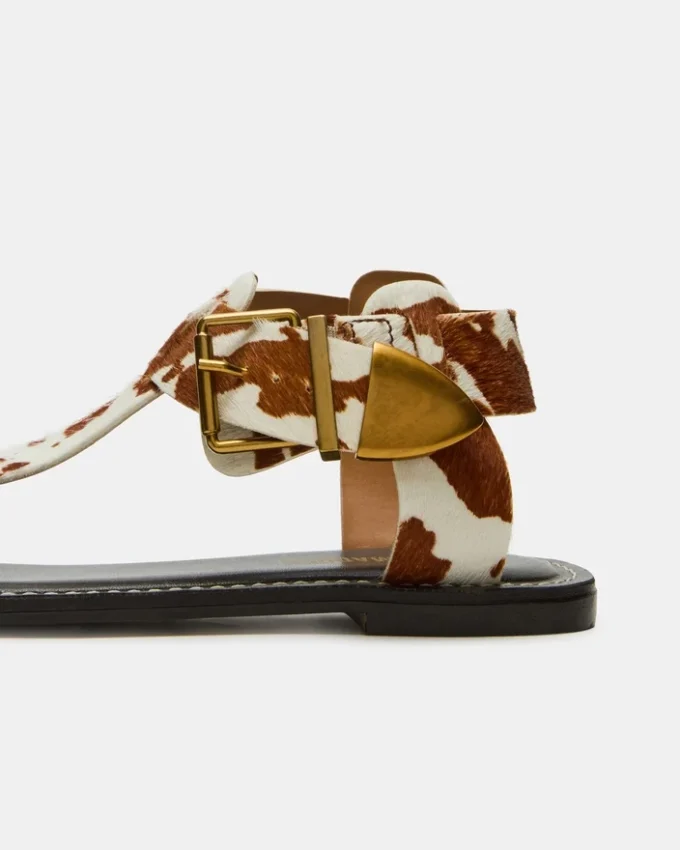 Brazinn marron imprimé vache Brazinn marron imprimé vache