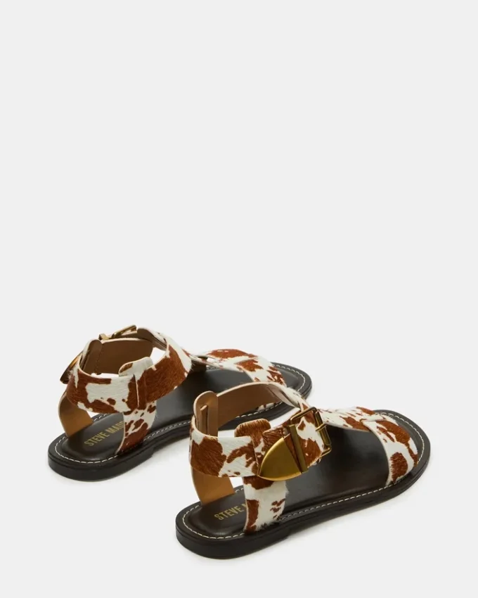 Brazinn marron imprimé vache Brazinn marron imprimé vache