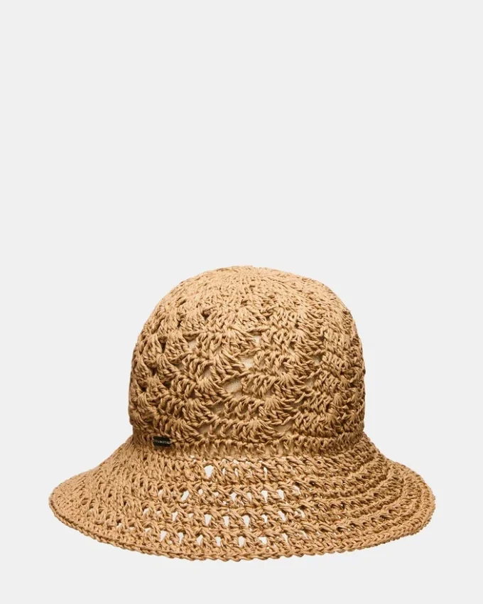 Chapeau de paille bohème couleur beige