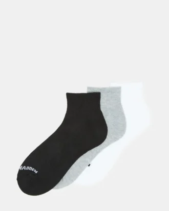 Chaussettes mi-mollet Sport Cushion Noir/Blanc