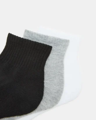 Chaussettes mi-mollet Sport Cushion Noir/Blanc