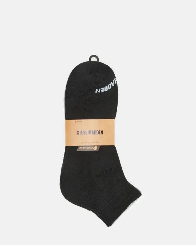 Chaussettes mi-mollet Sport Cushion Noir/Blanc Chaussettes mi-mollet Sport Cushion Noir/Blanc