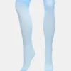 Collants preppy bleu clair