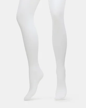 Collants transparents Blair Blanc