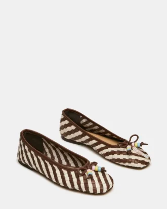 Cuir blanc/marron Divy