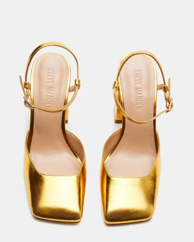 Cuir doré mosaïque