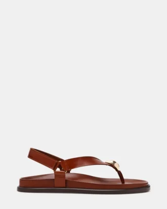 Cuir marron Elvia