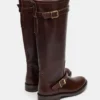 Cuir marron Sady