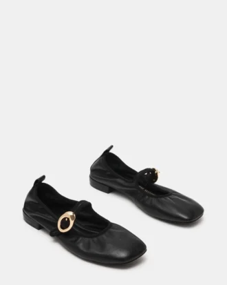 Cuir noir Daffia