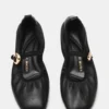 Cuir noir Daffia