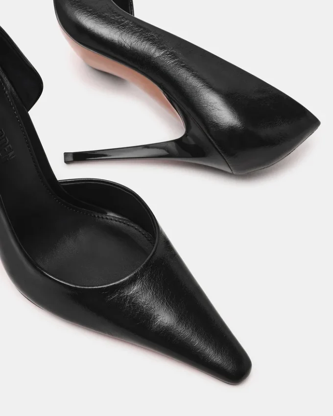 Cuir noir élégant