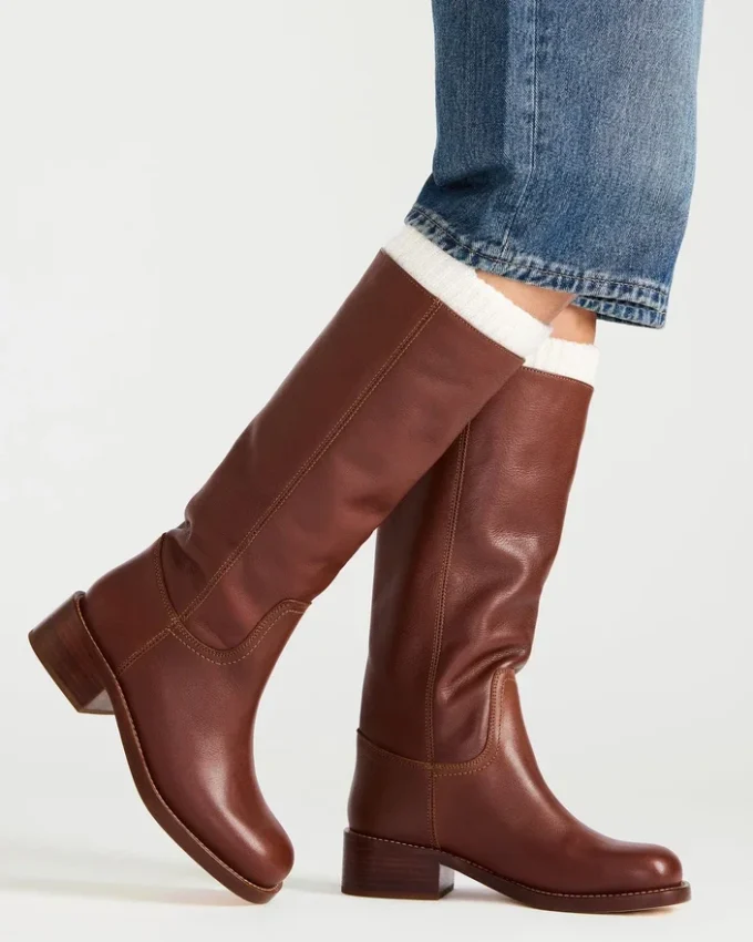 Cuir Riggs Rust