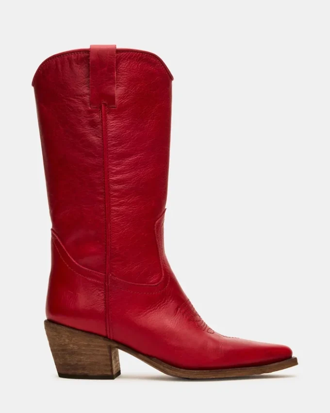 Cuir rouge Albany