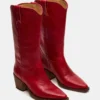 Cuir rouge Albany
